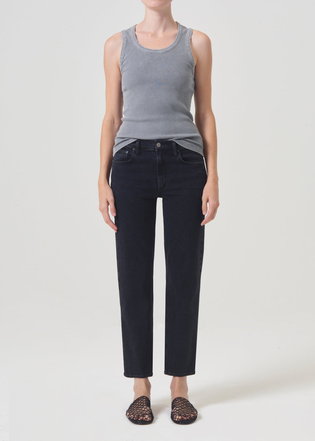 KYE MID RISE STRAIGHT CROP (STRETCH)